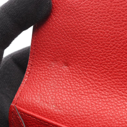 Louis Vuitton Bifold Wallet Portefeuille Sarah Cerise Leather — view 9