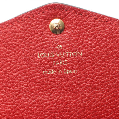 Louis Vuitton Bifold Wallet Portefeuille Sarah Cerise Leather — view 5