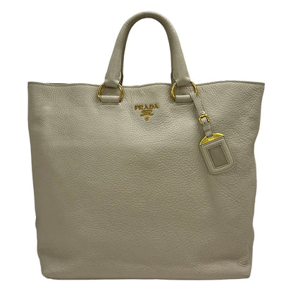 Prada Tote White Leather