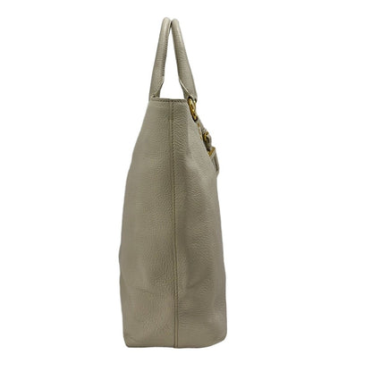 Prada Tote White Leather — view 4