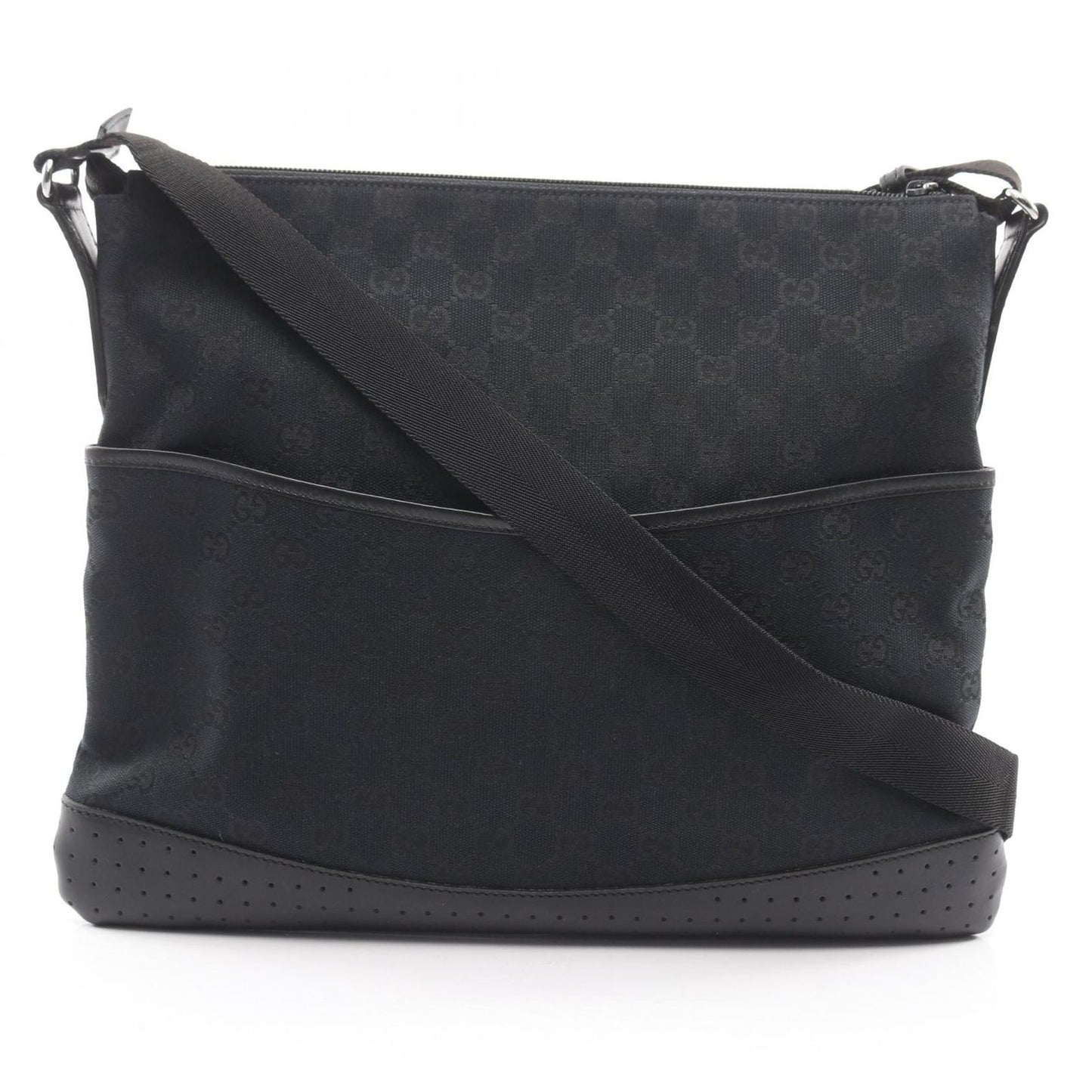 Gucci Shoulder Bag GG Canvas Black