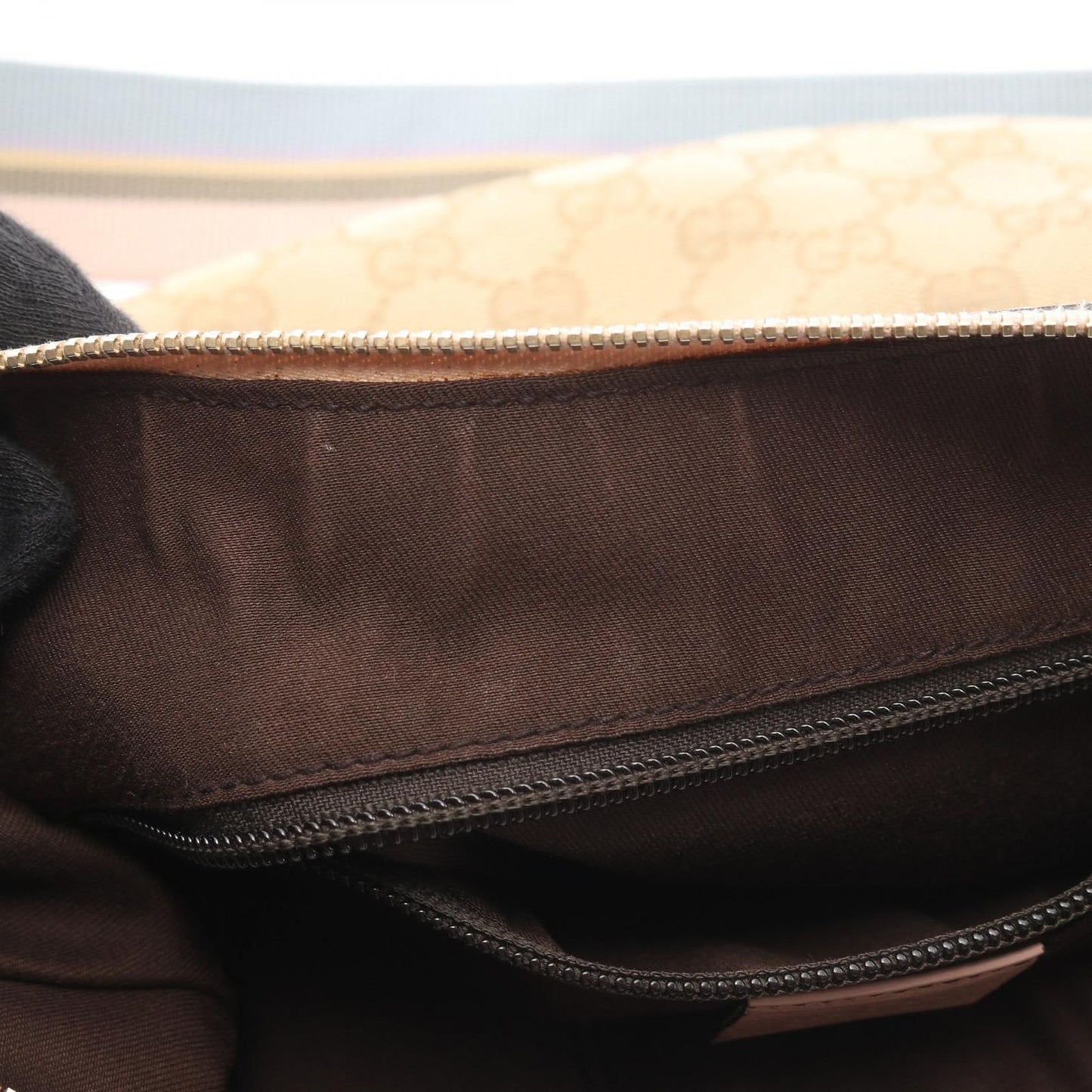 Gucci Shoulder Bag GG Canvas Beige Pink — view 5