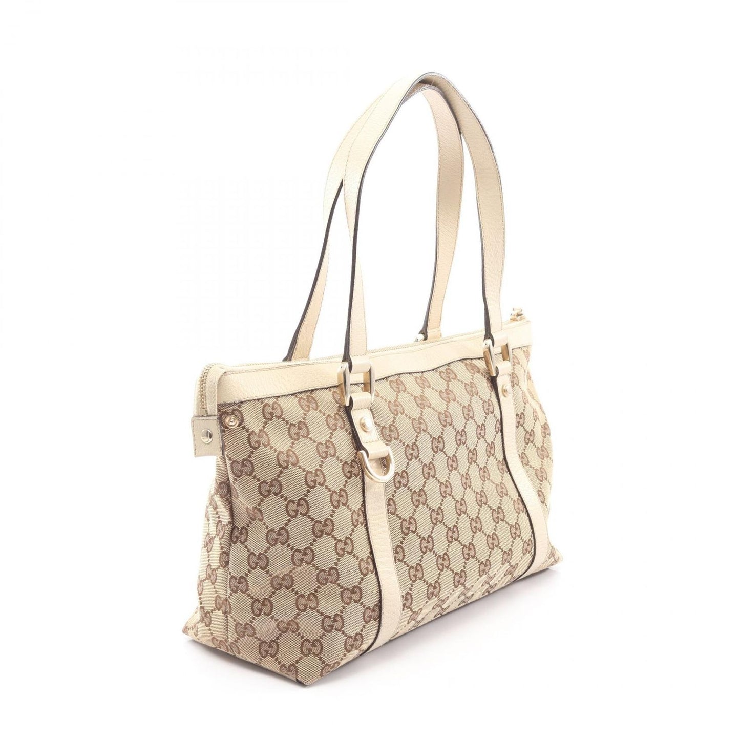 Gucci Tote Abbey GG Canvas Brown Beige — view 2