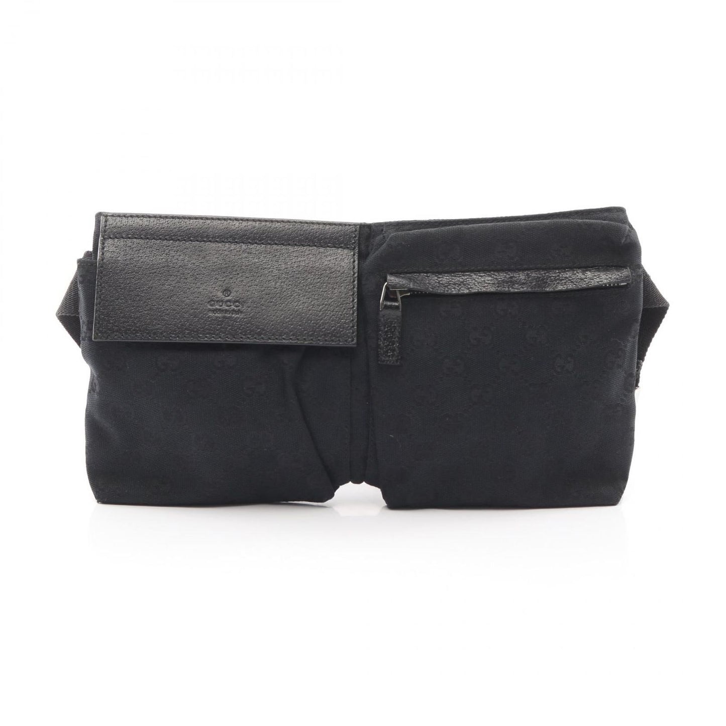 Gucci Waist Bag GG Canvas Black