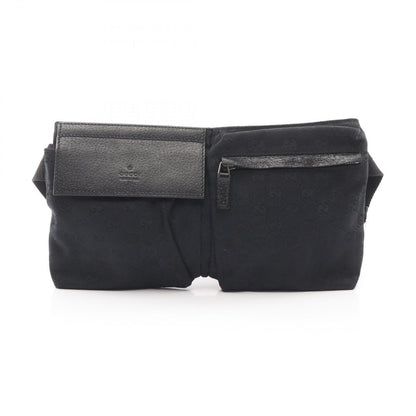 Gucci Waist Bag GG Canvas Black