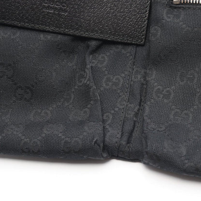 Gucci Waist Bag GG Canvas Black — view 8