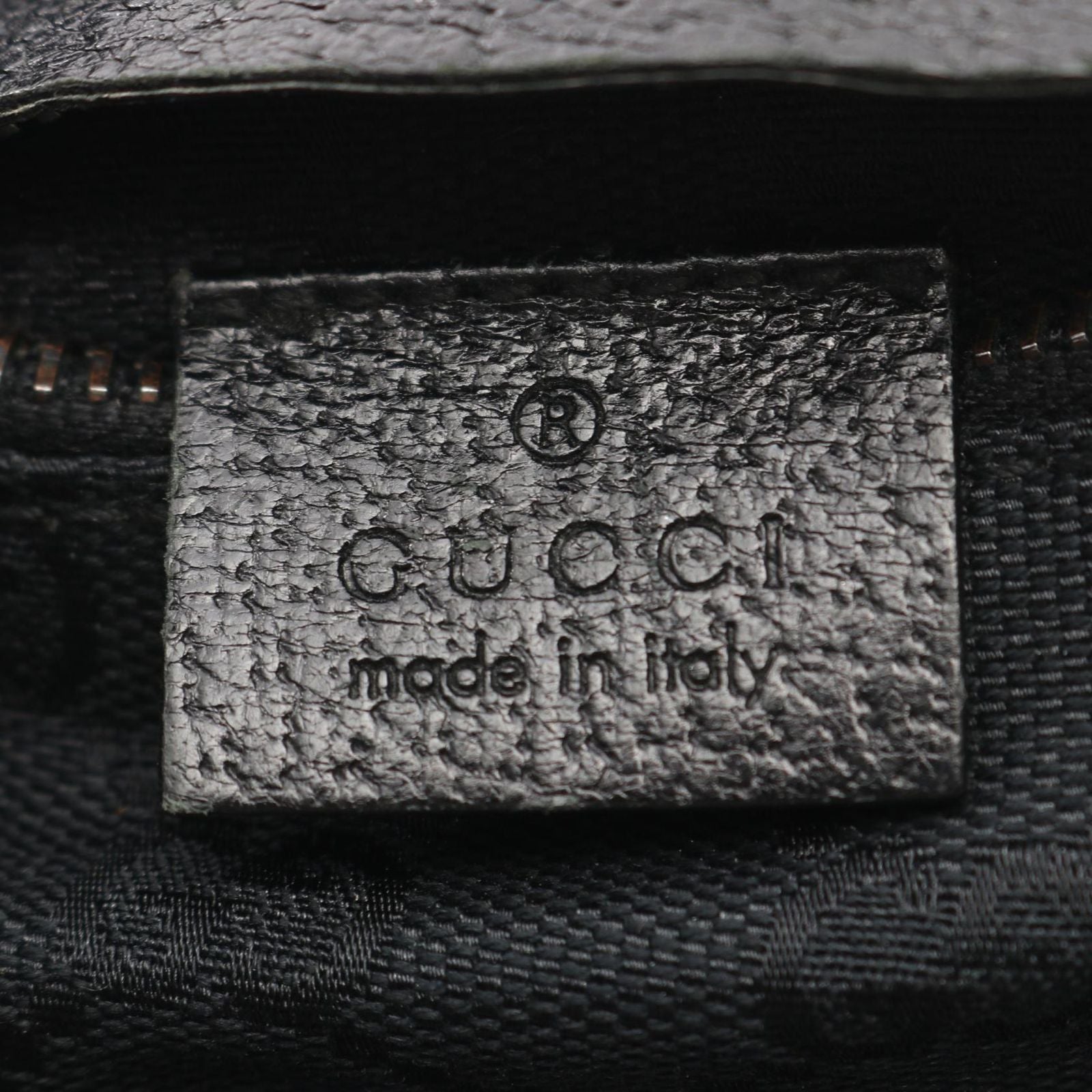 Gucci Waist Bag GG Canvas Black — view 4