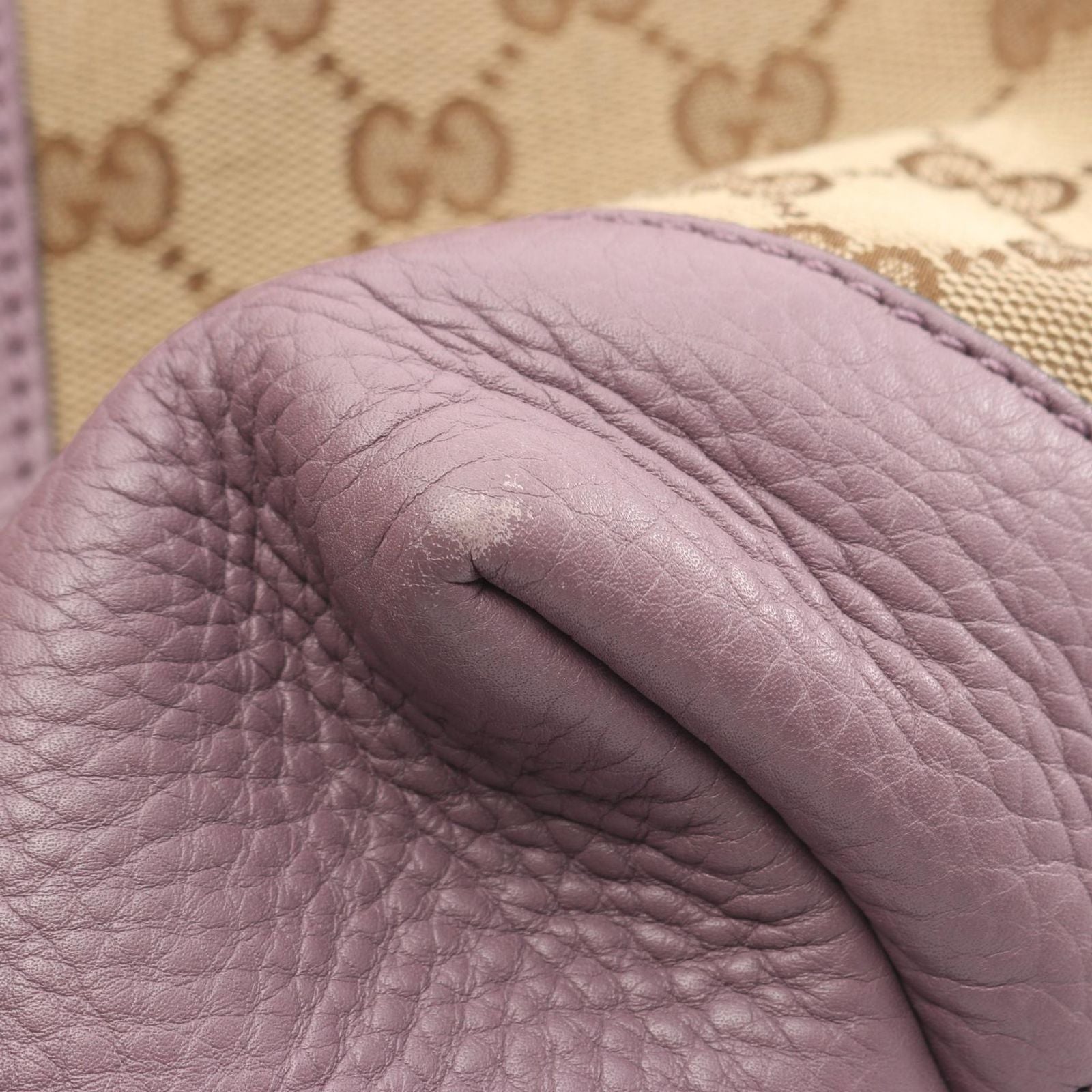 Gucci Tote Miss GG Canvas Beige Purple — view 9