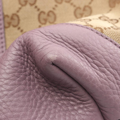 Gucci Tote Miss GG Canvas Beige Purple — view 9