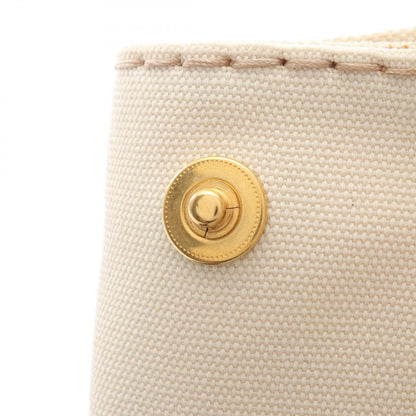 Prada Tote Canapa White Canvas 2-Way — view 8