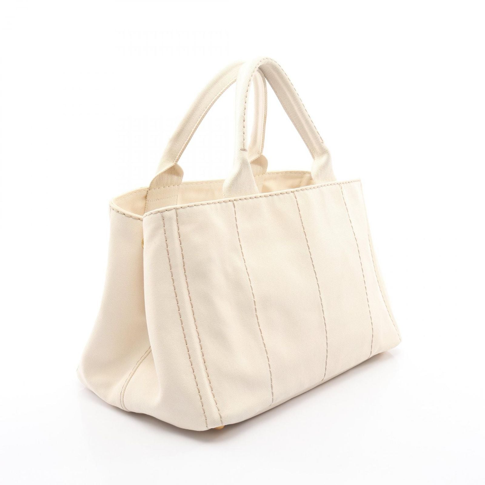 Prada Tote Canapa White Canvas 2-Way — view 2