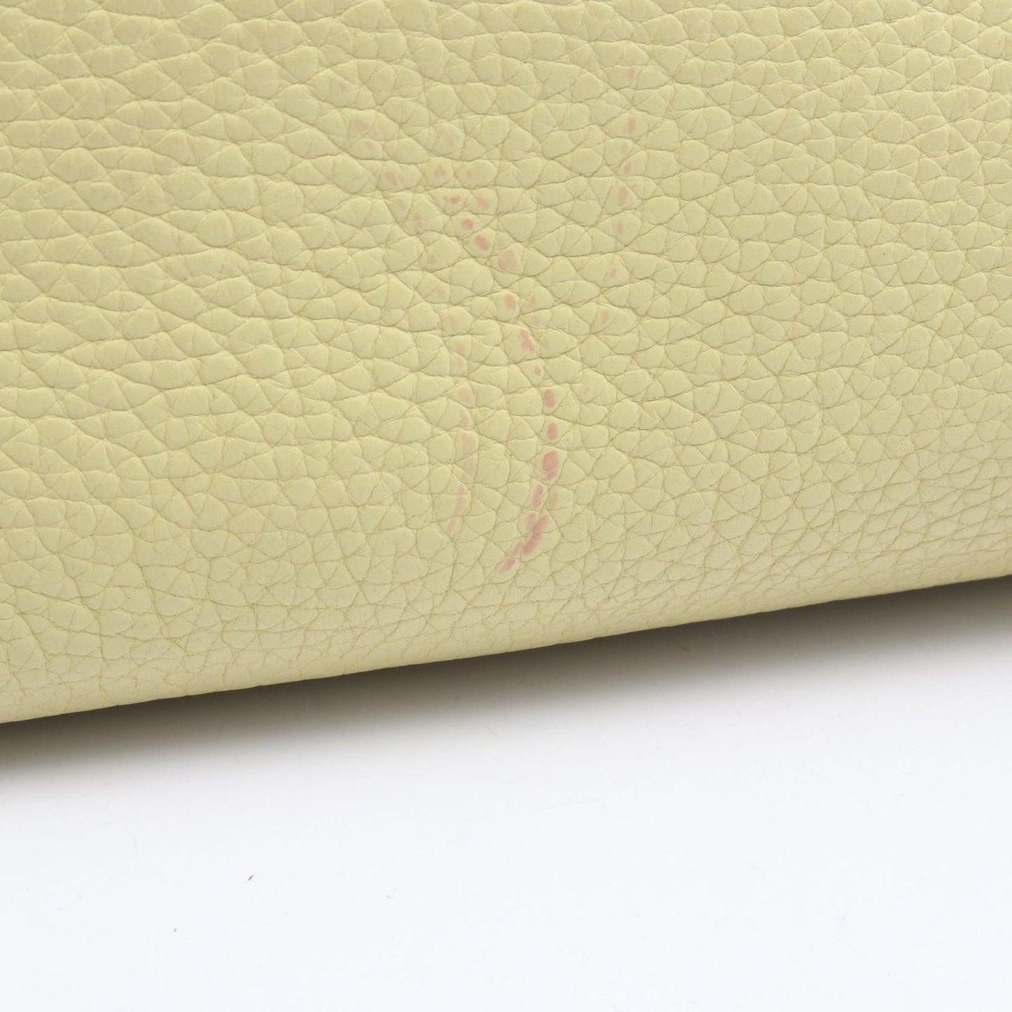Dior Handbag Diorissimo 2-Way Yellow Leather Hand — view 6