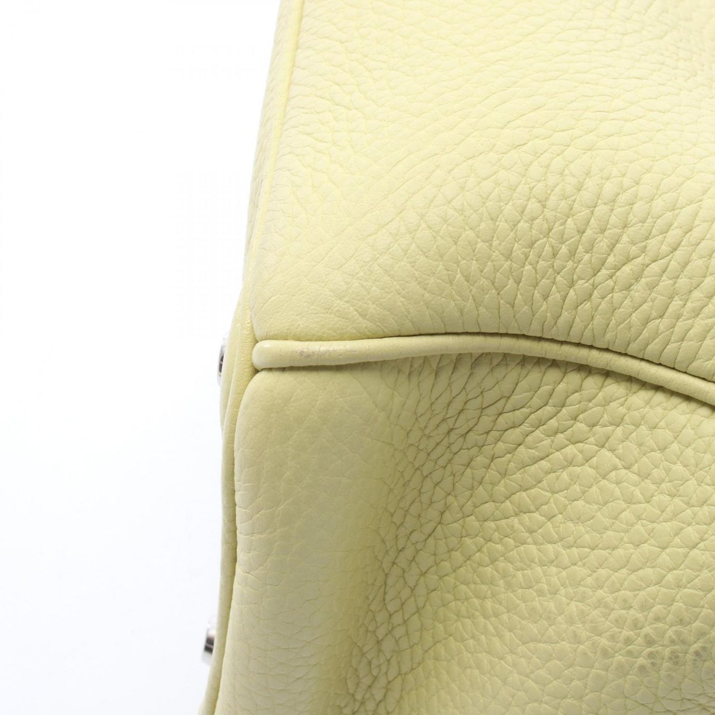 Dior Handbag Diorissimo 2-Way Yellow Leather Hand — view 9