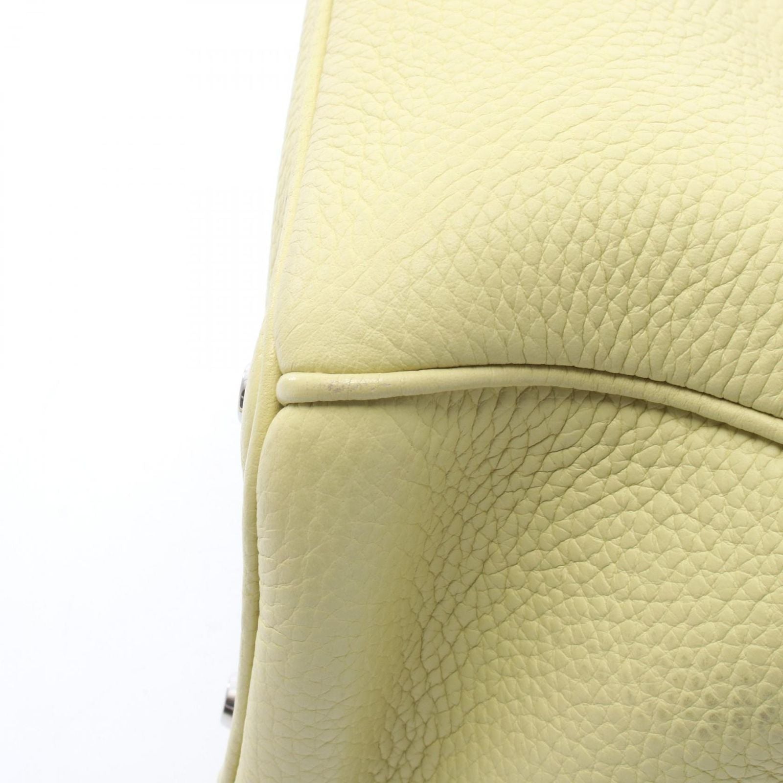 Dior Handbag Diorissimo 2-Way Yellow Leather Hand — view 9