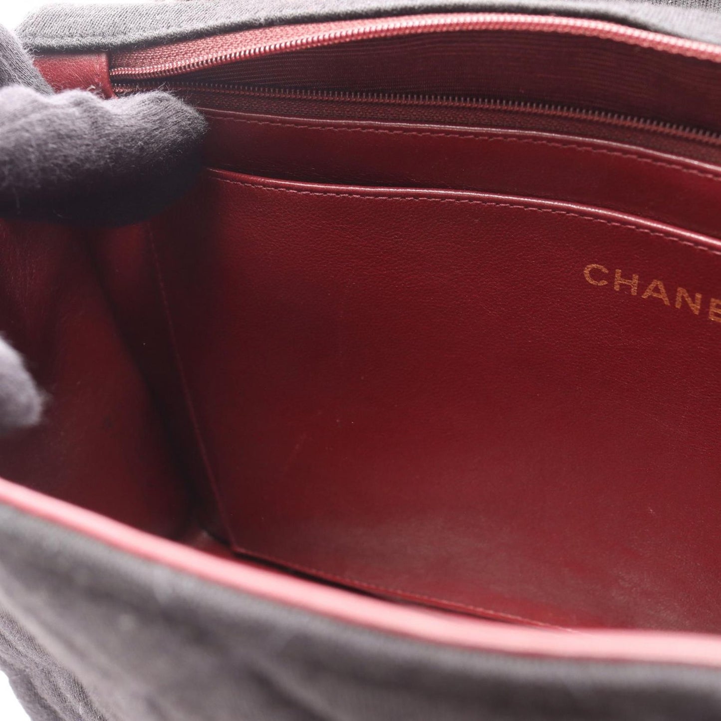 Chanel Shoulder Bag Big Quilted 30 Single Flap Black Chain — view 9