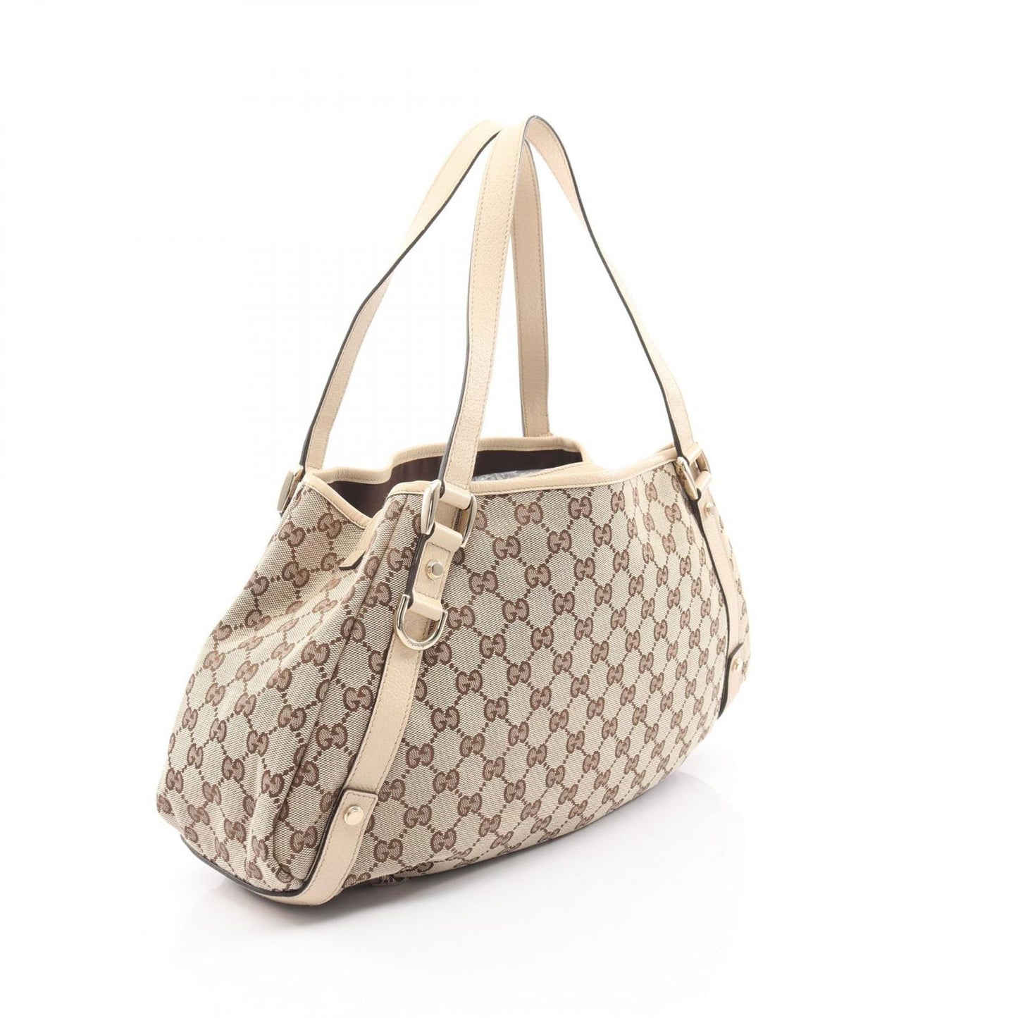 Gucci Shoulder Bag Abbey GG Canvas Beige — view 2
