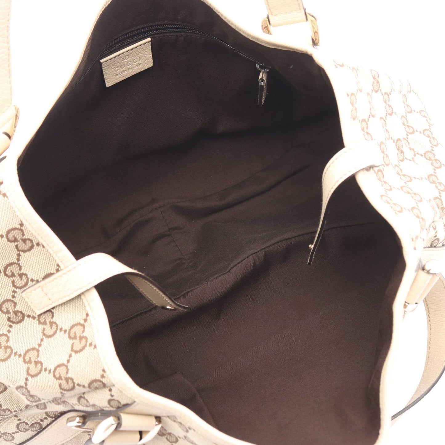 Gucci Shoulder Bag Abbey GG Canvas Beige — view 3