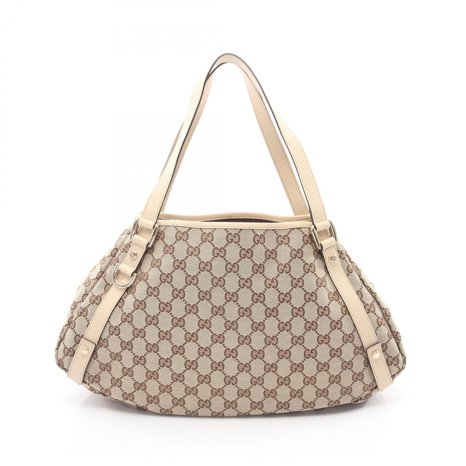 Gucci Shoulder Bag Abbey GG Canvas Beige