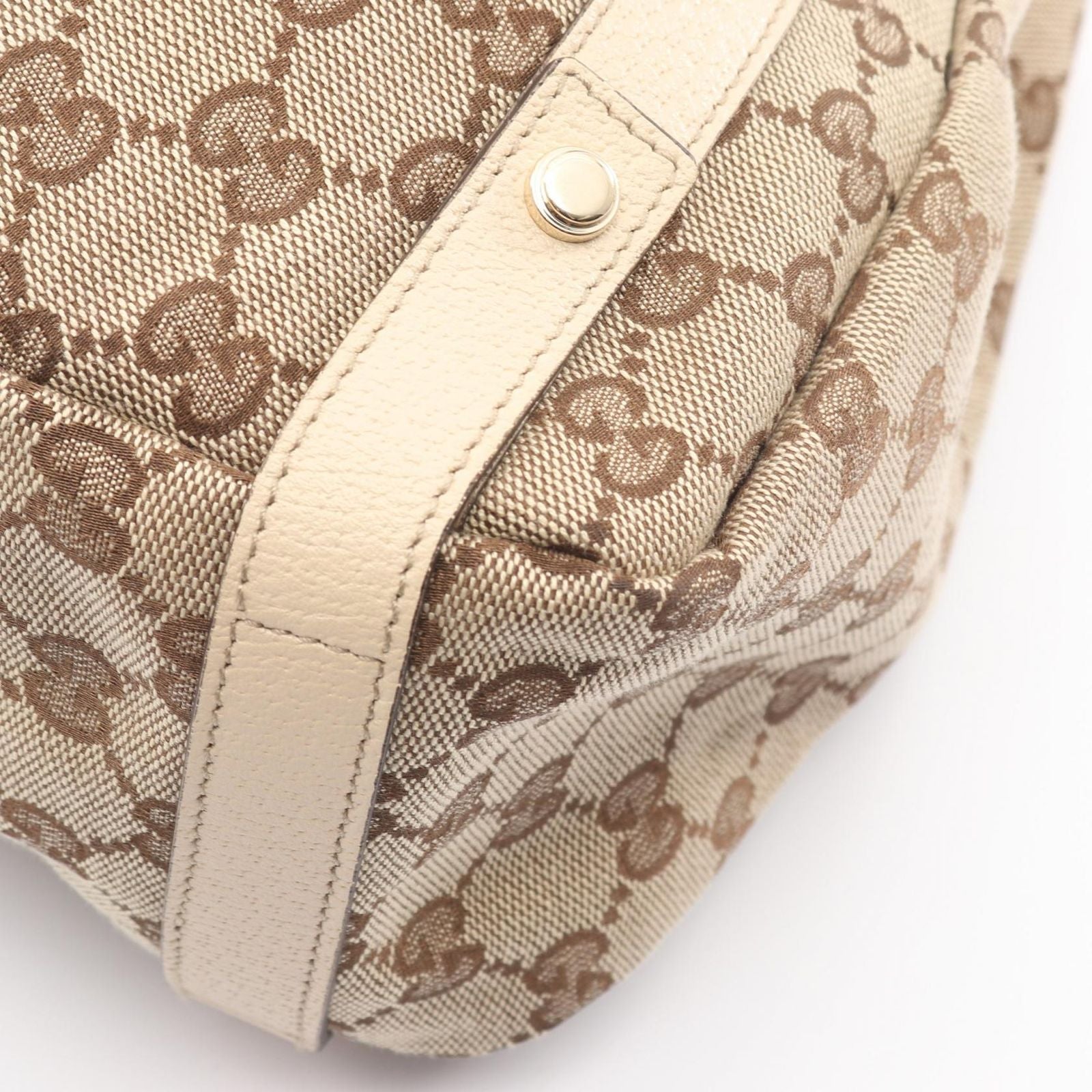 Gucci Shoulder Bag Abbey GG Canvas Beige — view 5