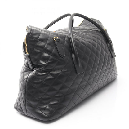 Saint Laurent Paris Boston Bag ES Giant Black Leather 2-Way — view 2