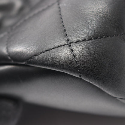 Saint Laurent Paris Boston Bag ES Giant Black Leather 2-Way — view 5