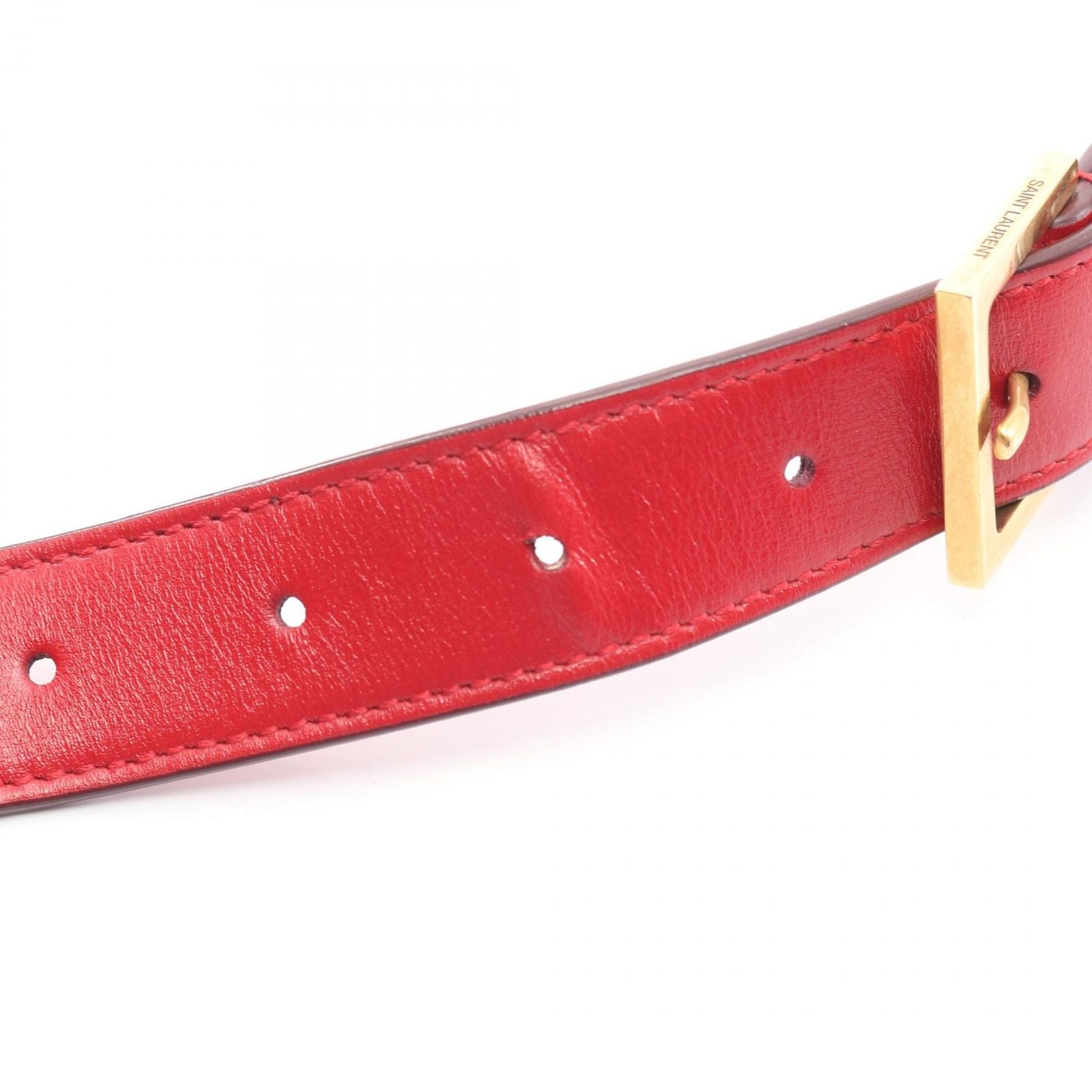 Saint Laurent Paris Shoulder Bag 61 Red Leather — view 8