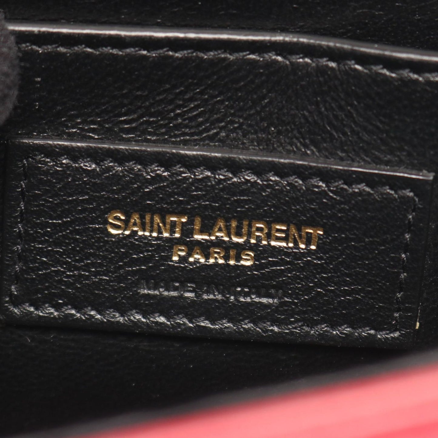 Saint Laurent Paris Shoulder Bag 61 Red Leather — view 4