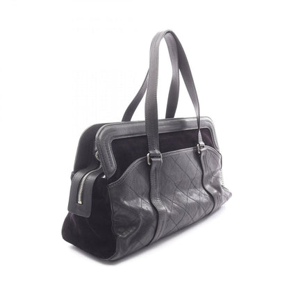 Chanel Boston Bag 2.55 Quilted Black Leather — view 2