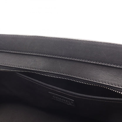 Chanel Boston Bag 2.55 Quilted Black Leather — view 7