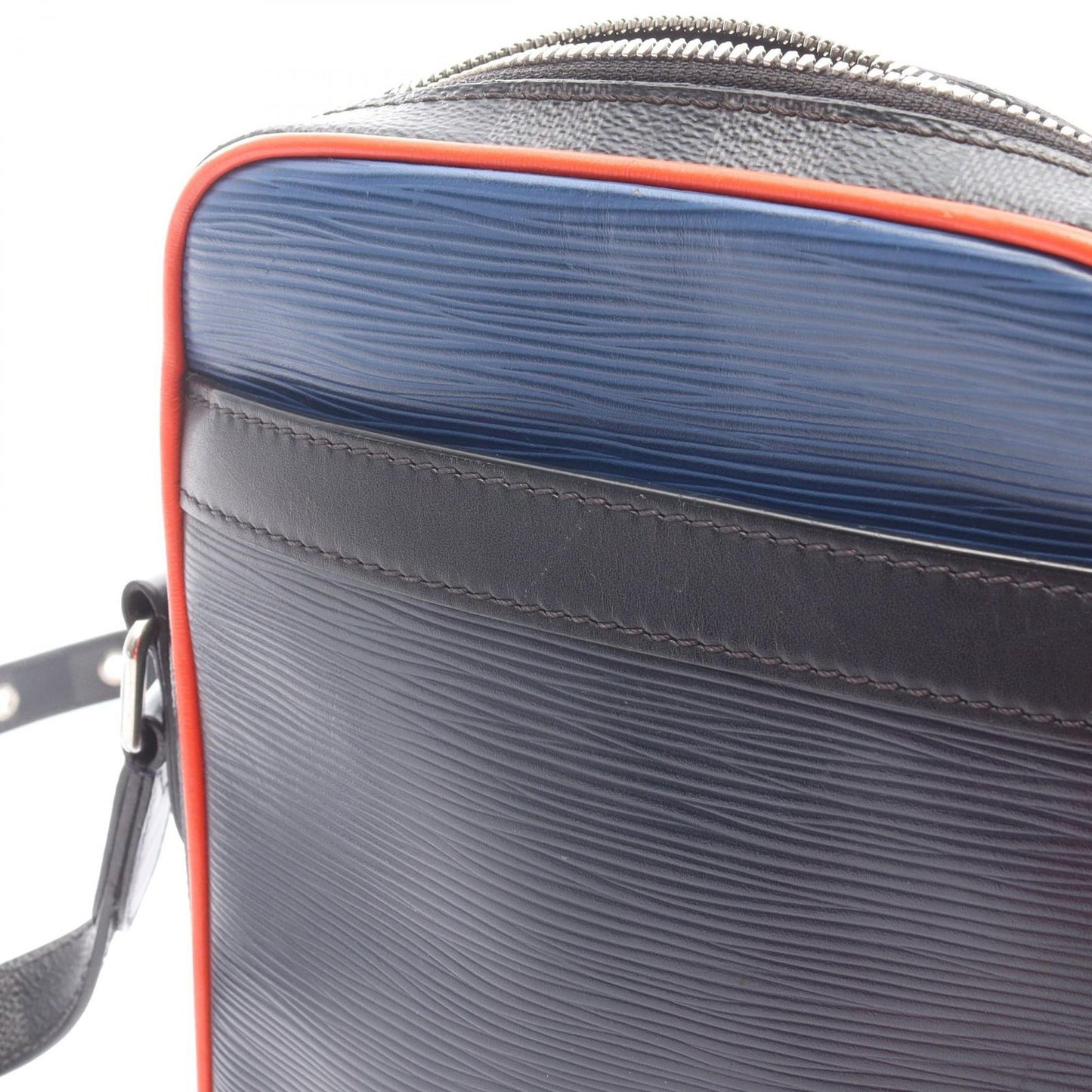 Louis Vuitton Shoulder Bag Danube PM Epi Damier Graphite Navy Canvas Leather — view 6