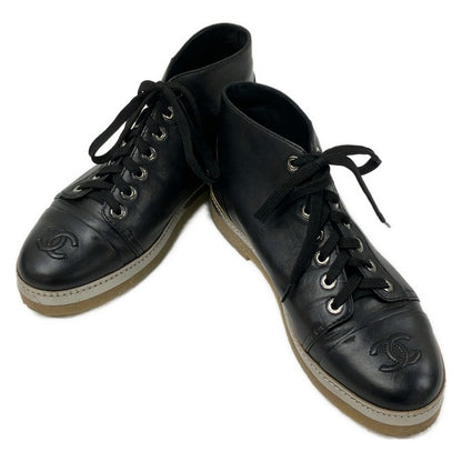 Chanel Sneakers 35 Black Leather — view 2