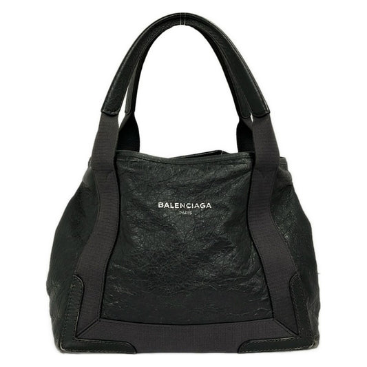 Balenciaga Tote Navy Cabas Da Ninegray Leather