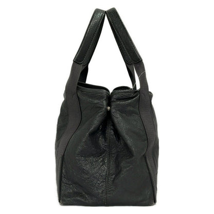 Balenciaga Tote Navy Cabas Da Ninegray Leather — view 2