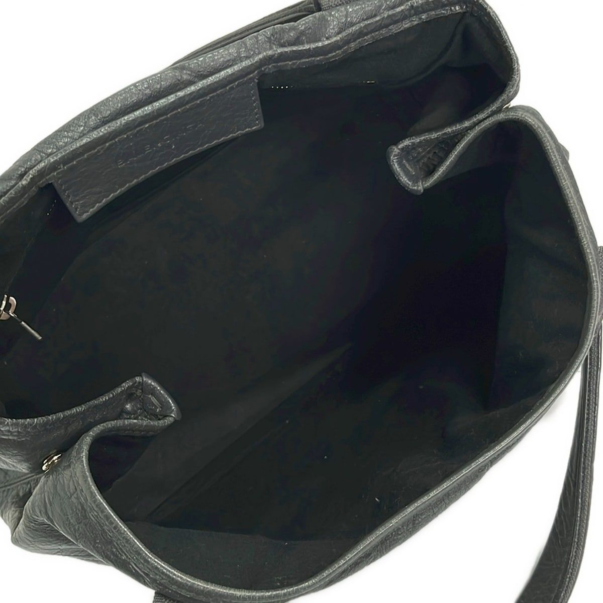 Balenciaga Tote Navy Cabas Da Ninegray Leather — view 7