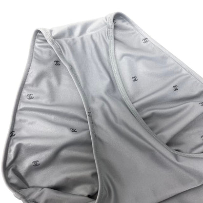 Chanel Swimwear Swimsuit CC Logo Cocobichi 34 Gray — view 8