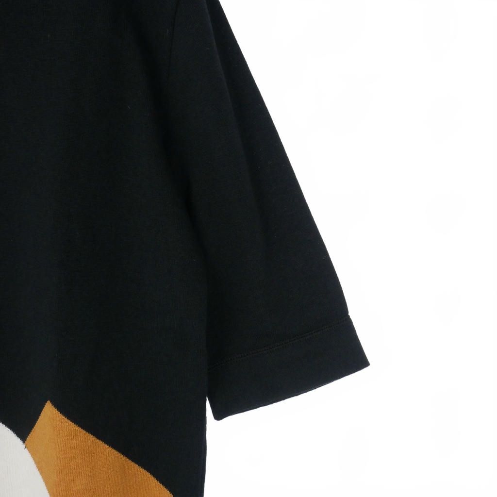 Fendi Knit Top Cotton 40 Black Sweater — view 4