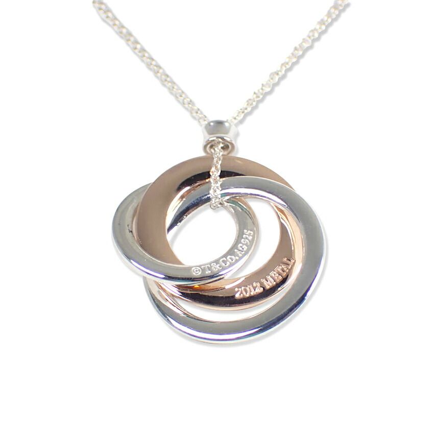 Tiffany & Co 925 Metal Interlocking Necklace