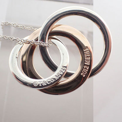 Tiffany & Co 925 Metal Interlocking Necklace — view 7