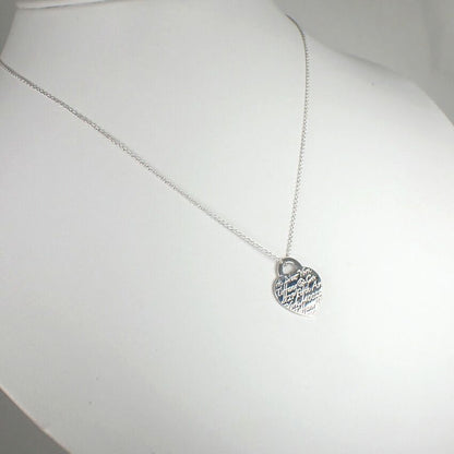 Tiffany & Co 925 of Tsuheart Pendant Necklace — view 4