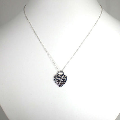Tiffany & Co 925 of Tsuheart Pendant Necklace — view 2
