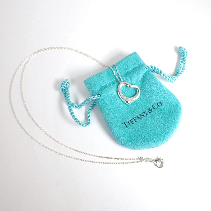Tiffany & Co 925 Open Pendant Necklace — view 7