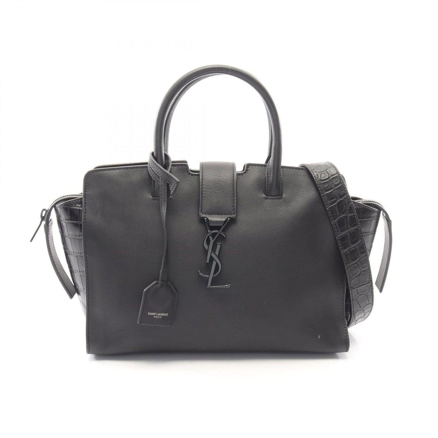 Saint Laurent Paris Handbag Baby Downtown Cabas Croco