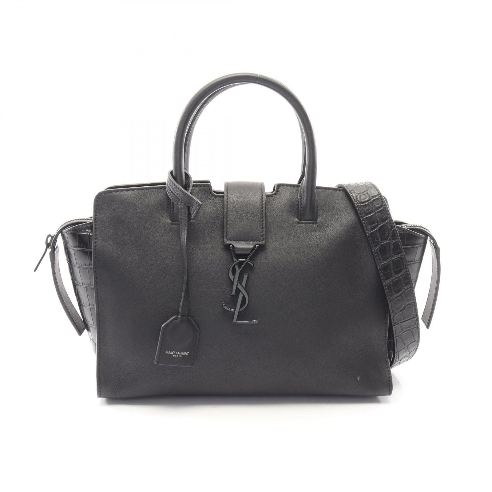 Saint Laurent Paris Handbag Baby Downtown Cabas Croco
