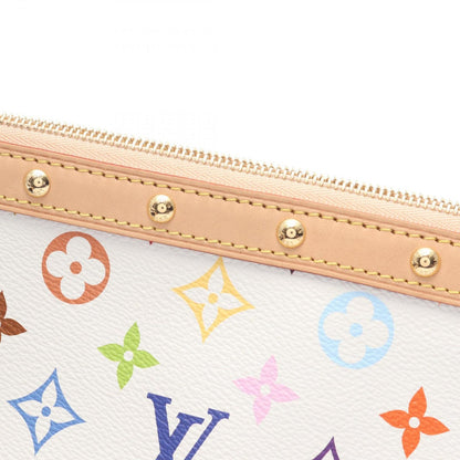 Louis Vuitton Handbag LV TM Pochette Accessoire Monogram Multicolor 2-Way Blanc — view 6