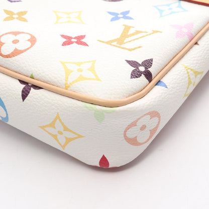 Louis Vuitton Handbag LV TM Pochette Accessoire Monogram Multicolor 2-Way Blanc — view 5