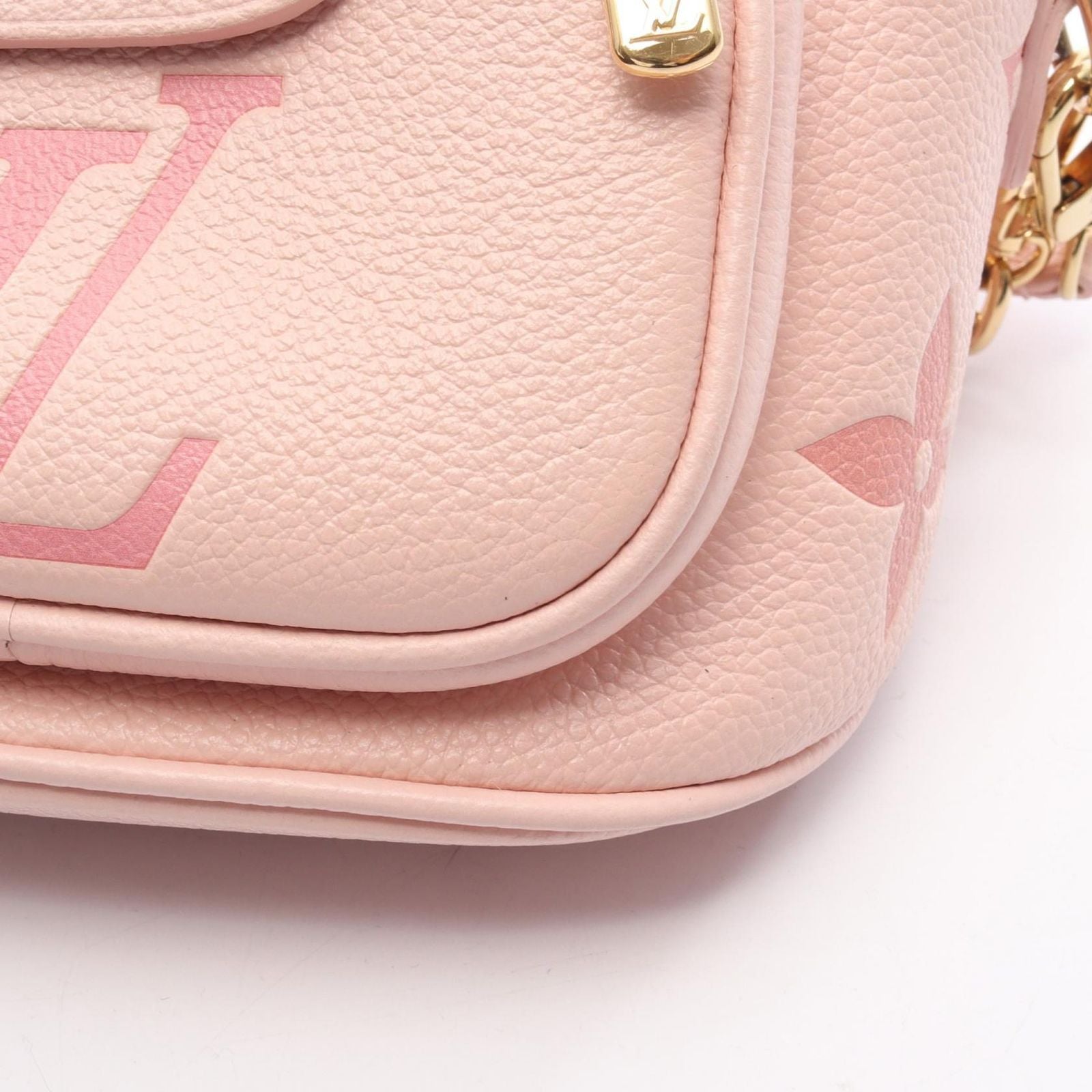 Louis Vuitton Mini Bum Bag Bicolor Monogram Empreinte Gradient Pink 2-Way — view 8