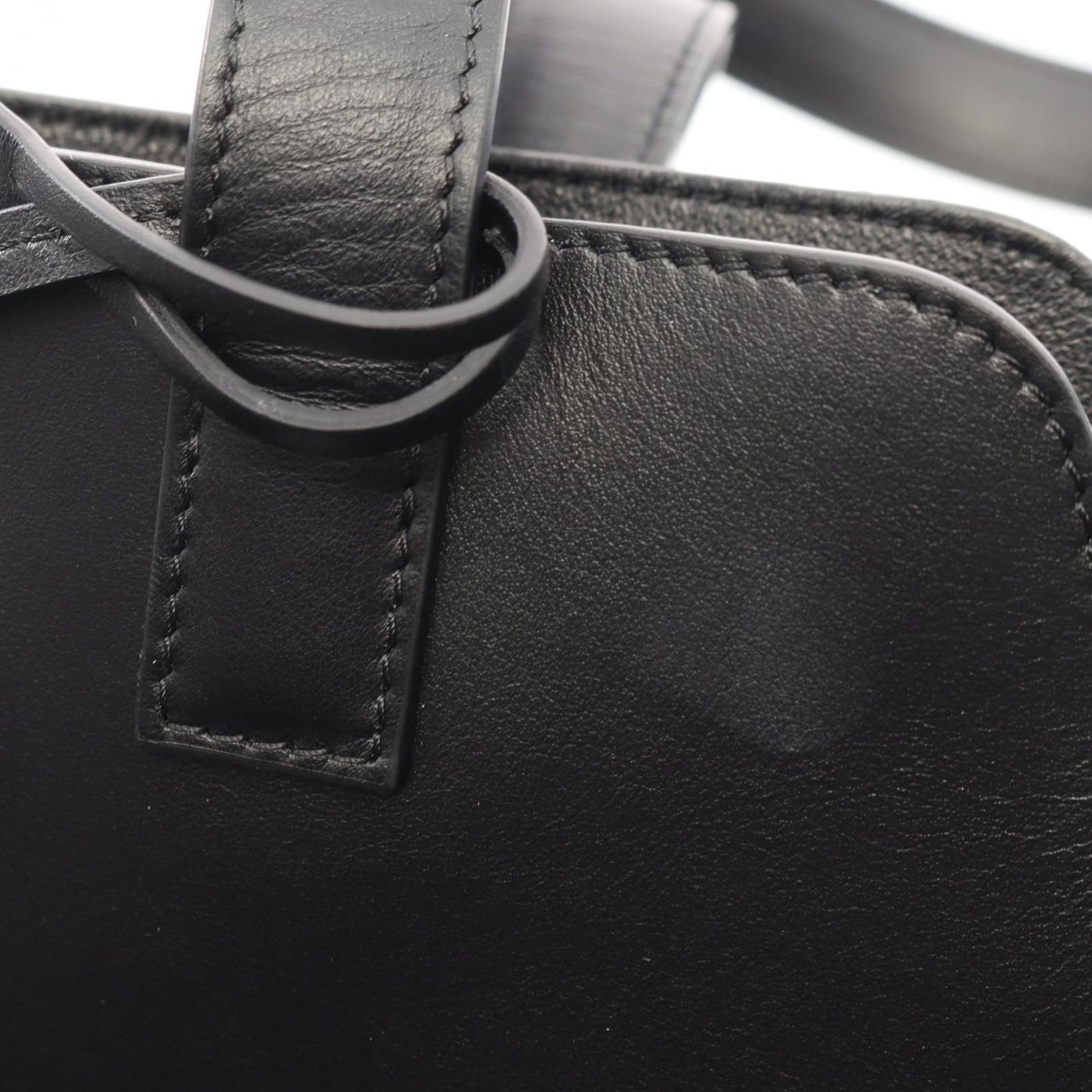 Celine Seri Tote Hippopotamus 16 Se-z Black Leather — view 7
