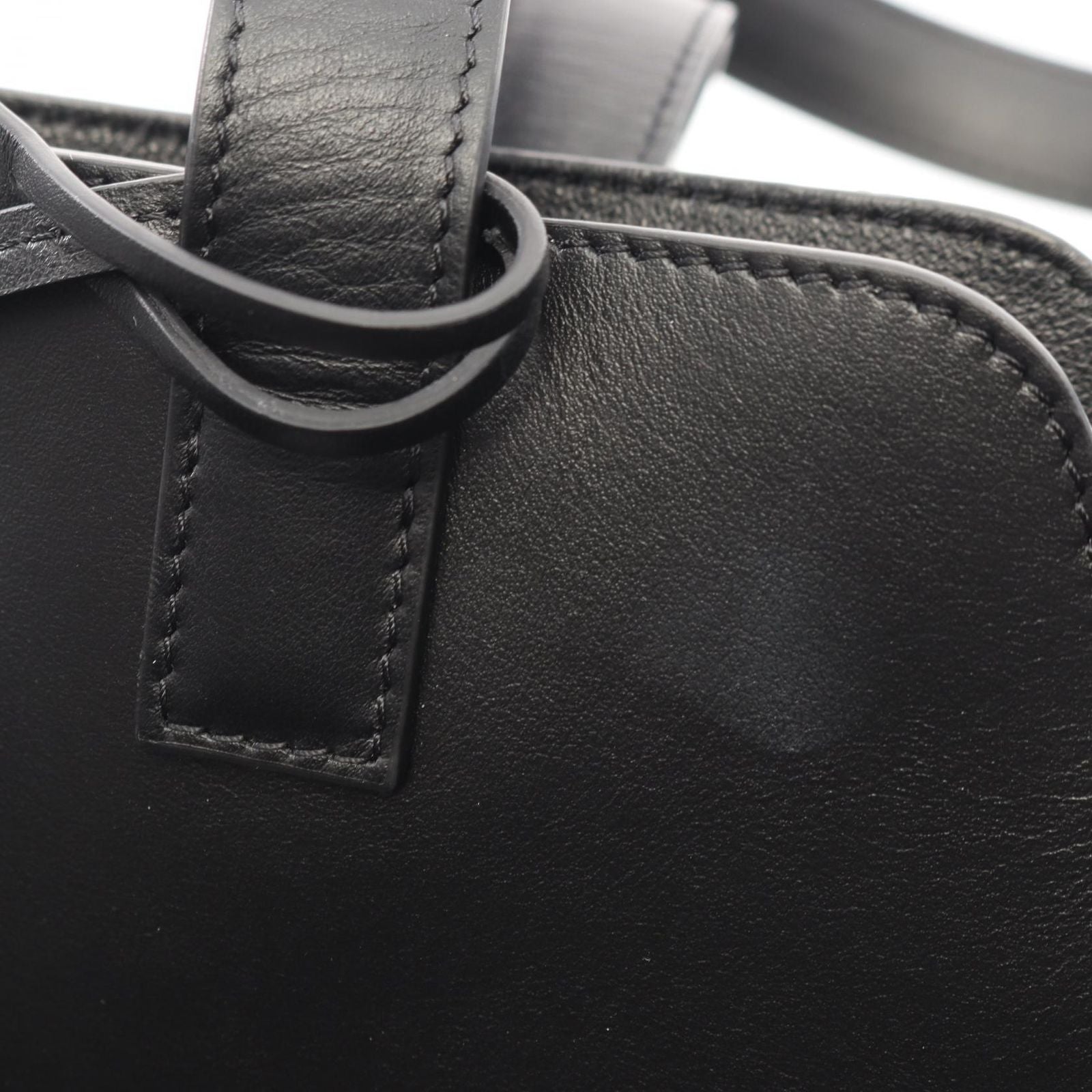 Celine Seri Tote Hippopotamus 16 Se-z Black Leather — view 7