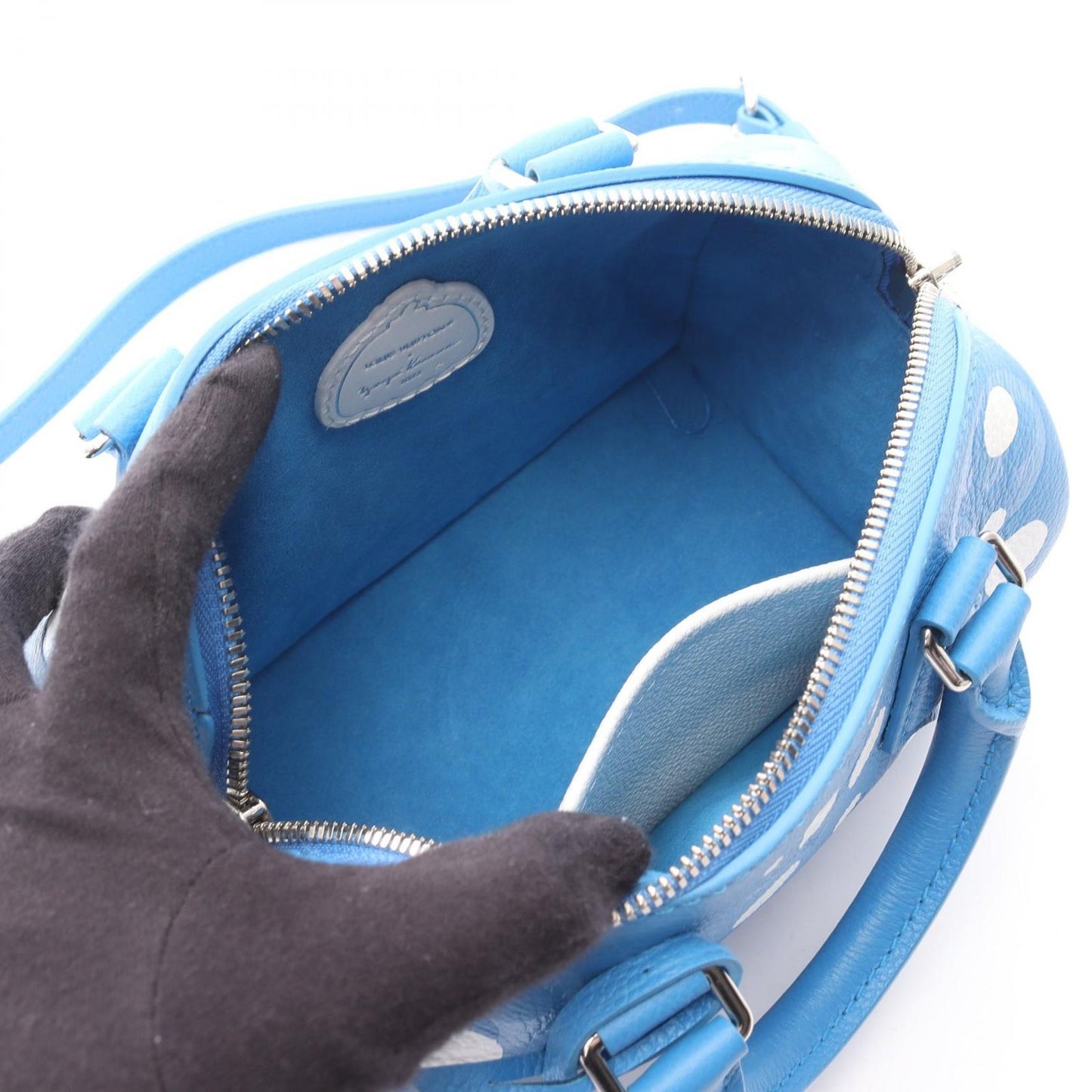 Louis Vuitton Handbag Yayoi Kusama Speedy Bandouliere 20 Infinity Dot 2-Way — view 3