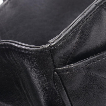 Chanel Tote Quilted Turnlock Navy Lambskin Handbag — view 8